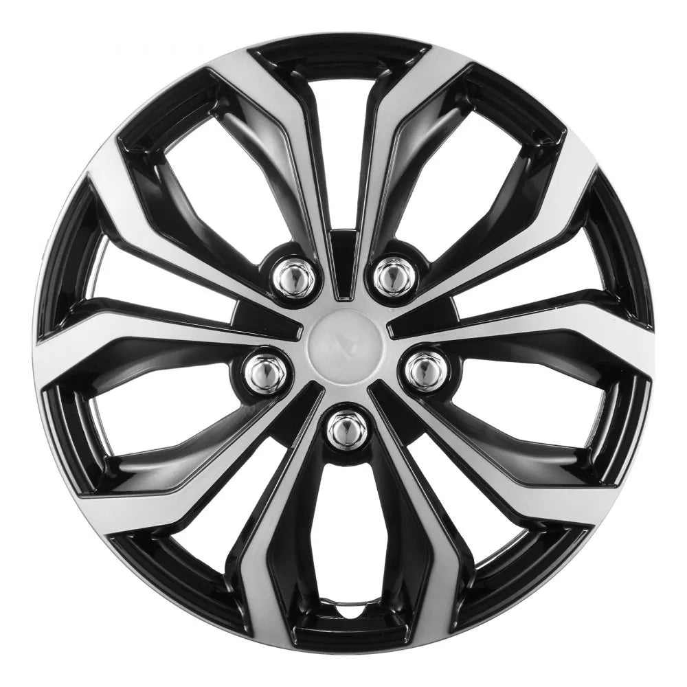 VEVOR 15" Wheel Rim Cover Hubcaps Set of 4 Sturdy Hubcap for All Weather Use