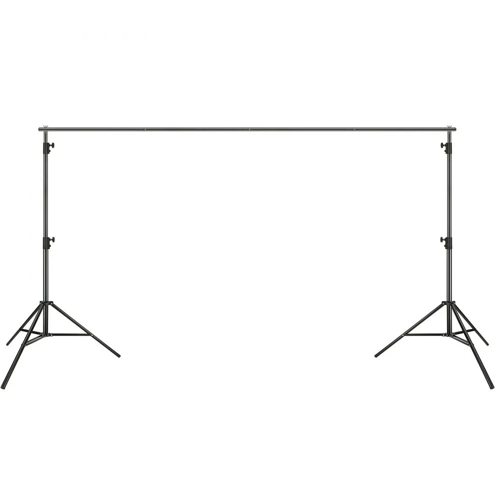 VEVOR 12 x 10 ft Heavy Duty Backdrop Stand, Height Adjustable Photography Backdrop Stand, Background Support System with 6 Clamps and A Carry Bag, for Party, Wedding, Display, Photo