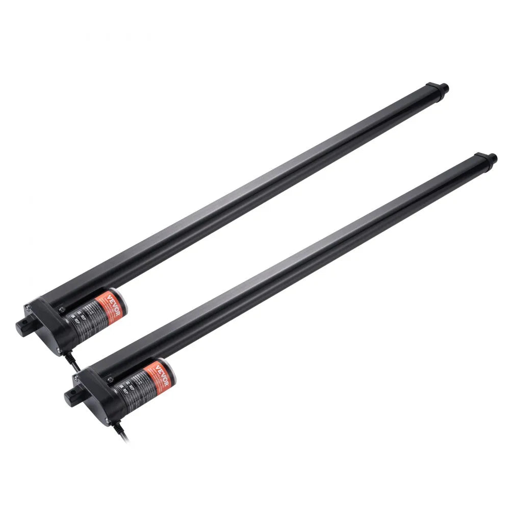 VEVOR 2PCS Linear Actuator Kit, 30 Inch High Speed 0.35"/s Linear Motion Actuator 12V, 220lbs/1000N Linear Actuator for TV/Table/Sofa Lifting, IP54 Protection - Wireless Remote Control Included