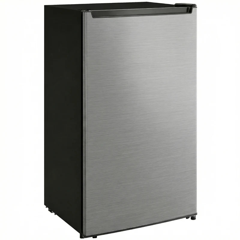 2.1 Cu. Ft. Mini Freezer, Compact Upright Freezer with Reversible Door, Removable Shelf, Adjustable Temperature, Silver