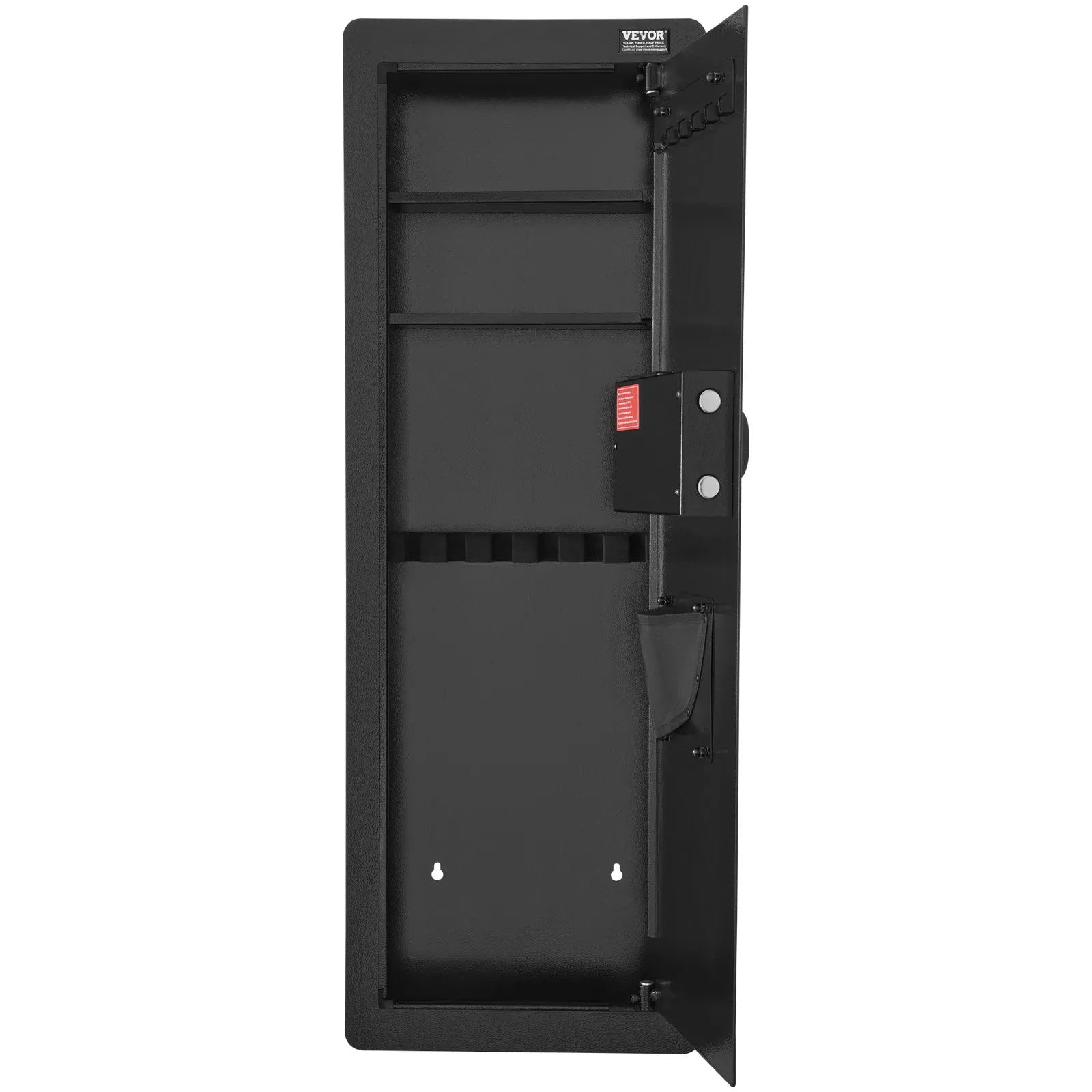 VEVOR 42.91" Tall Wall Gun Safe 4-Tier Hidden Gun Safe with Keypad & Fingerprint
