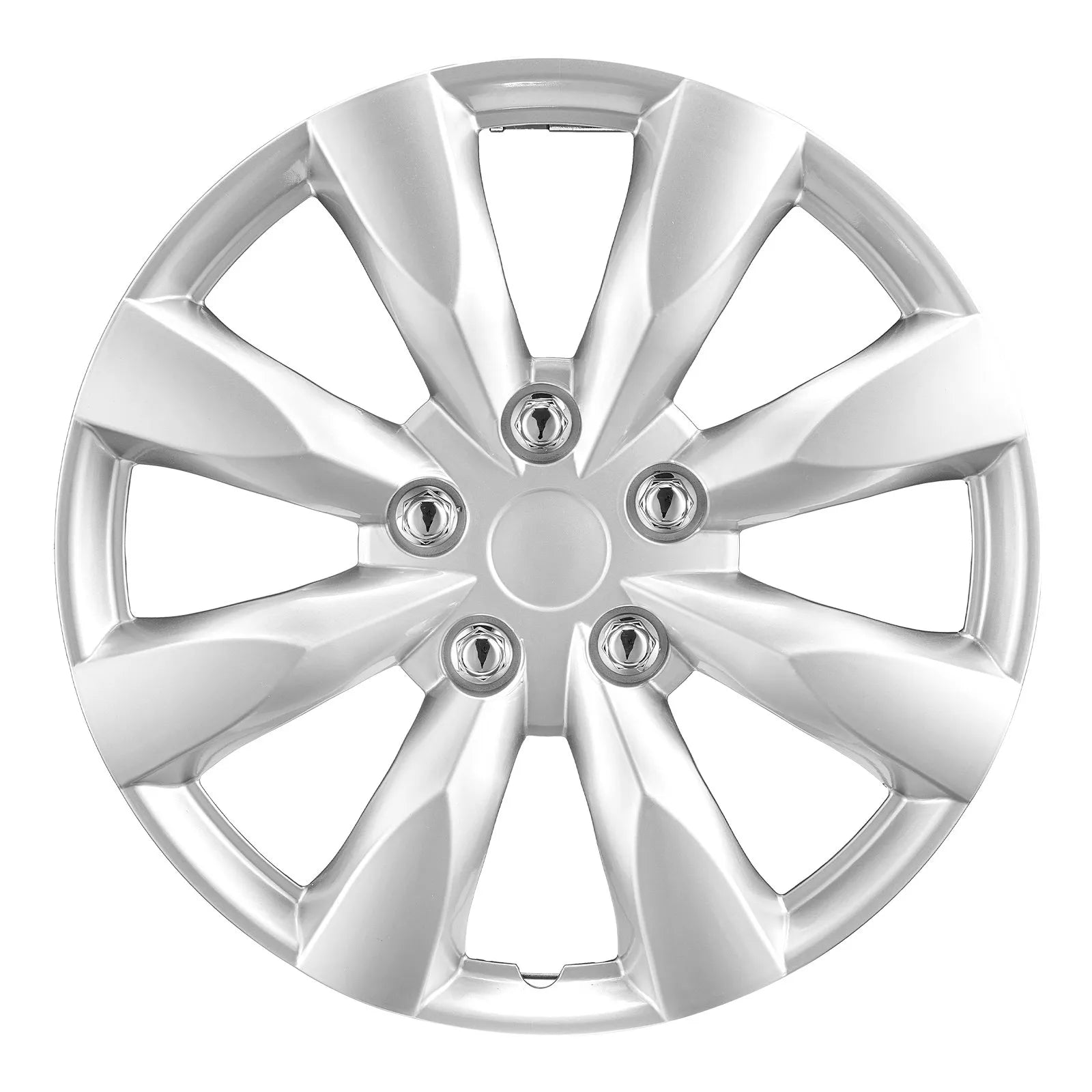 VEVOR 16" Wheel Rim Cover Hubcaps Set of 4 Sturdy Hubcap for All Weather Use