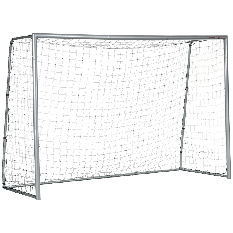Soozier 10ft x 6.5ft Soccer Goal, Soccer Net for Backyard with Ground Stakes, Quick and Simple Set Up