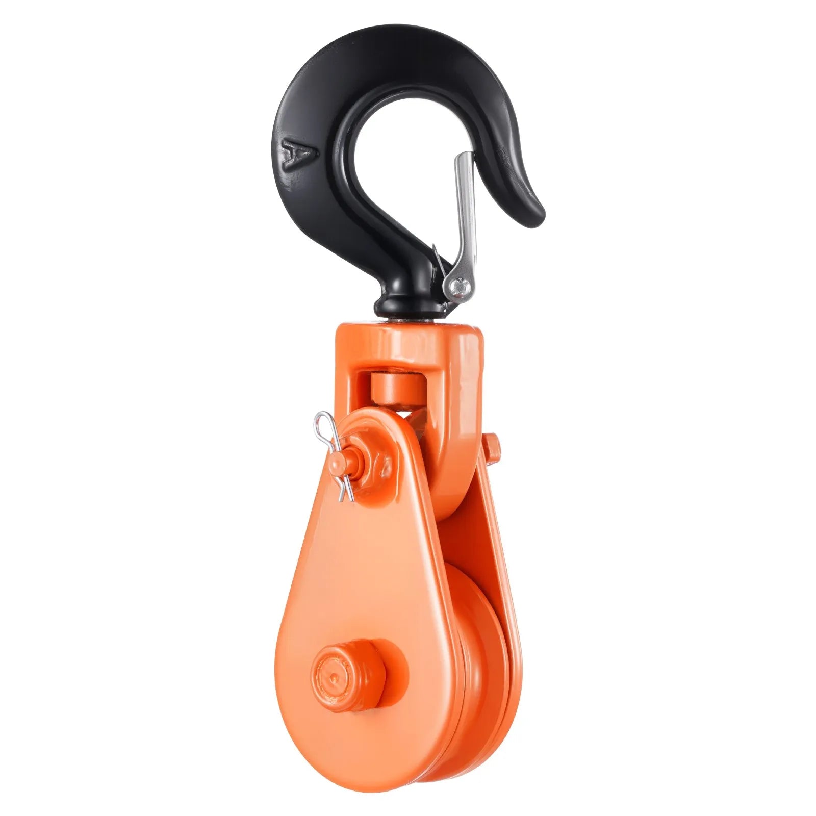 VEVOR 2 Ton Snatch Block with Swivel Hook 3" Sheave 3/8" Wire Rope Rollback