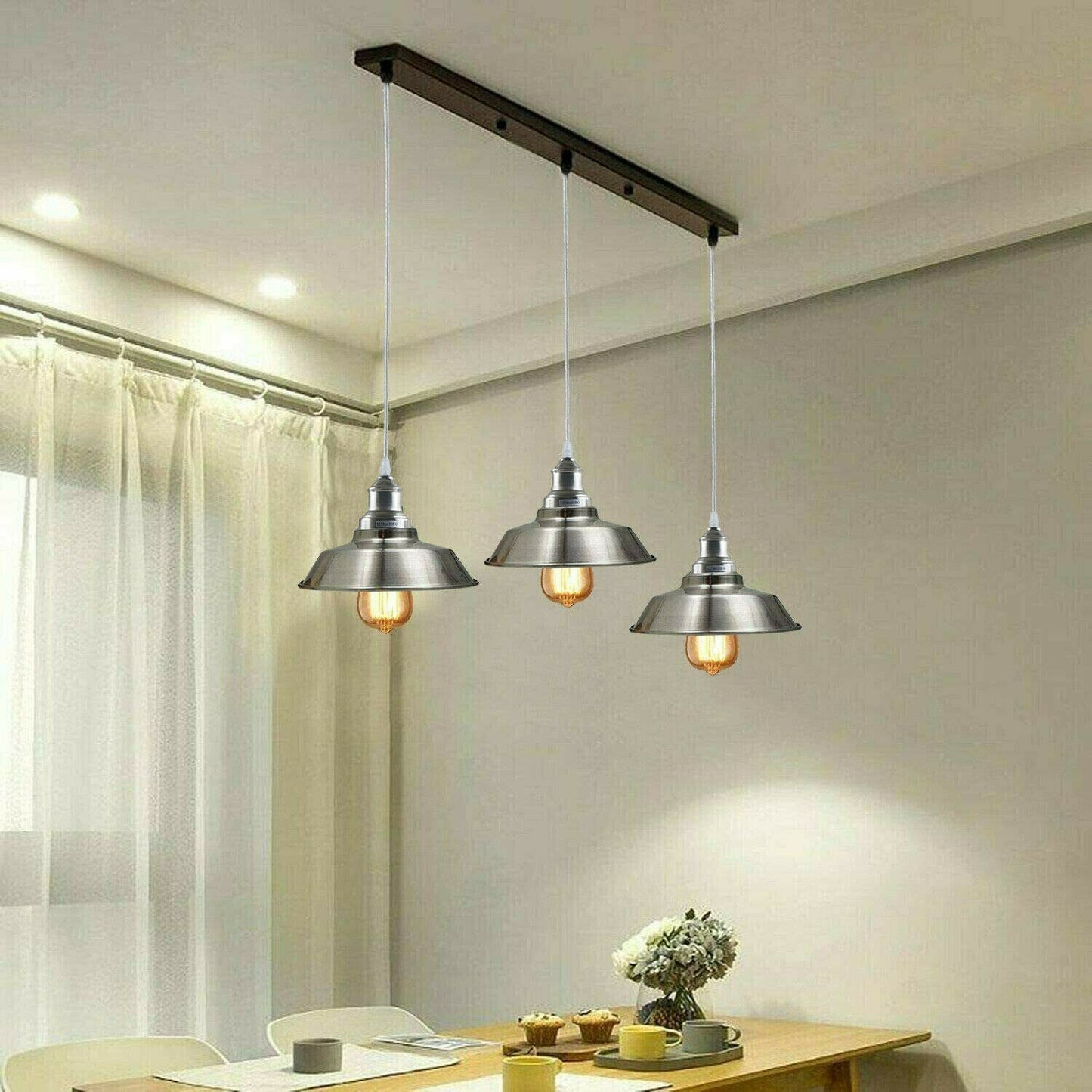 Three-head Metal Bowl Shape Ceiling Pendant Light~ 1720