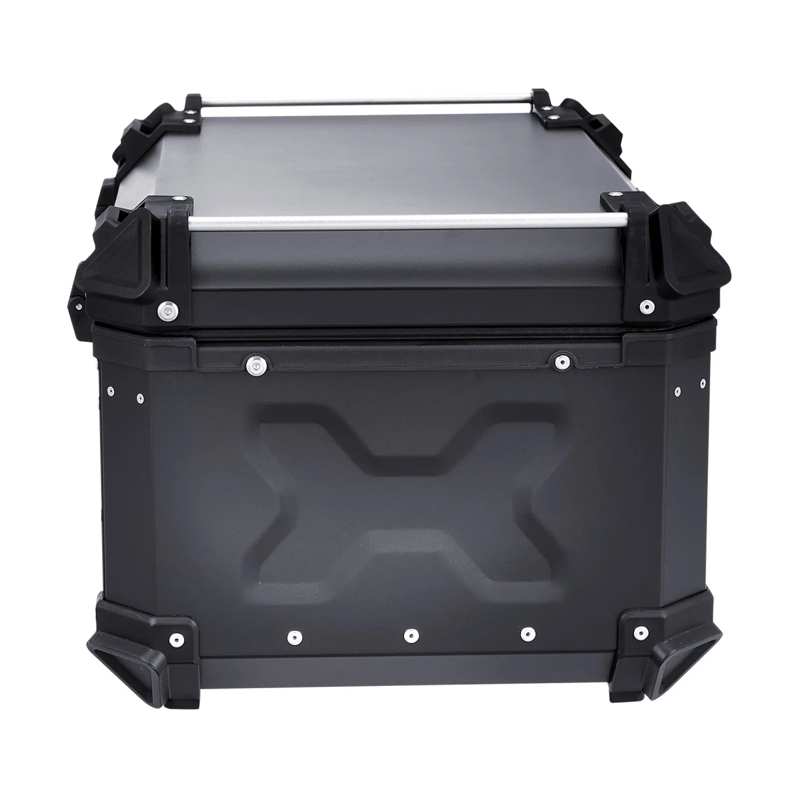 VEVOR 65L Motorcycle Top Case Universal Motorbike Tail Box with Leather Lining