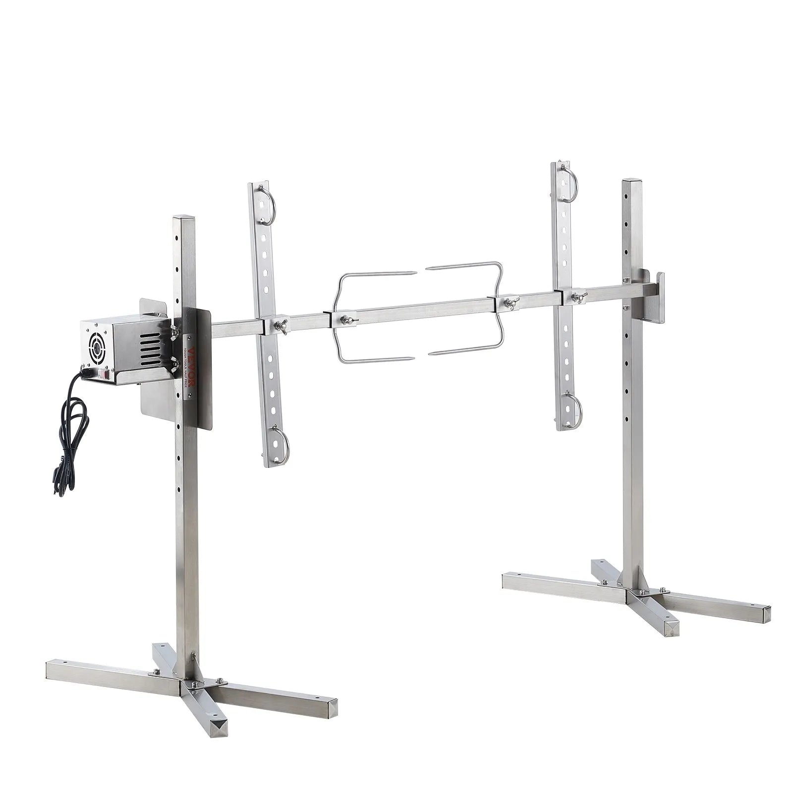 VEVOR 46" Electric BBQ Rotisserie Grill Kit Stainless Steel Grill 132lb Pig Lamb