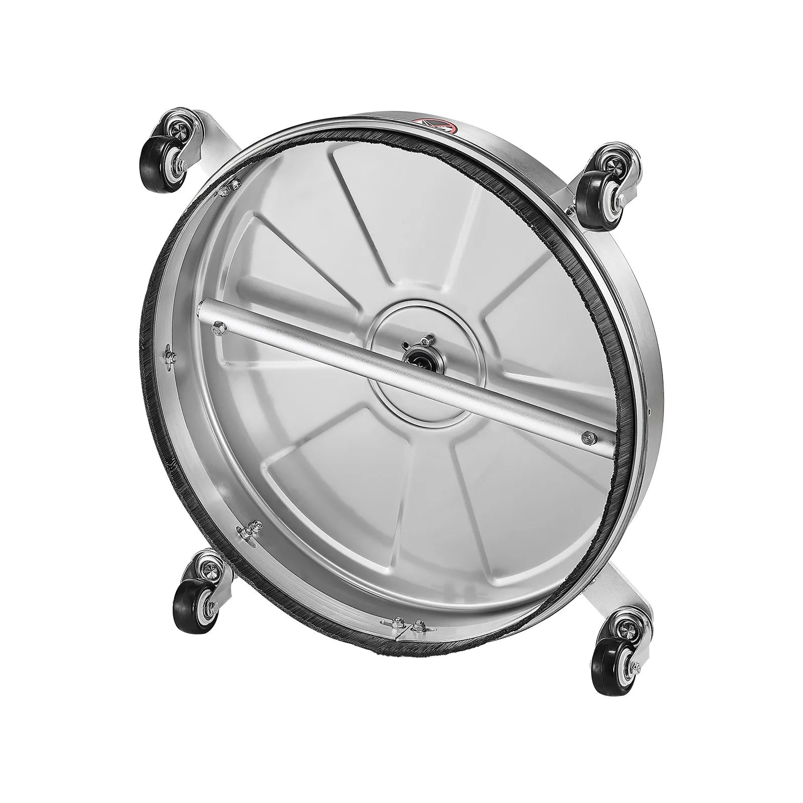 VEVOR 18" Pressure Washer Surface Cleaner 4 Wheels 4000 Max PSI 2 Extended Wands
