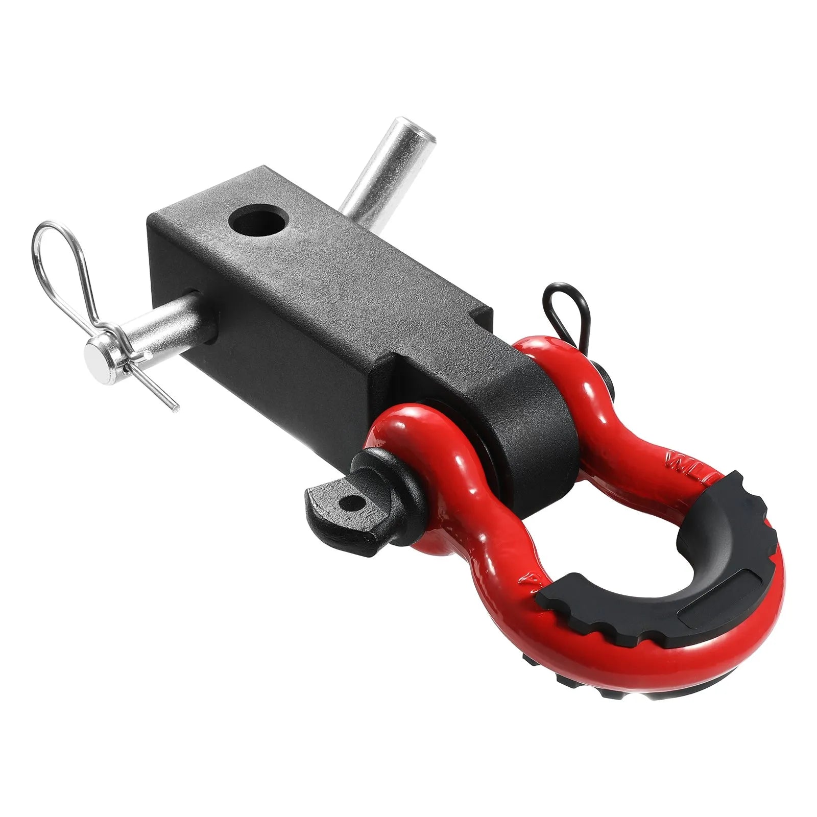 VEVOR 2" Trailer Shackle Hitch Receiver D-Ring Recovery for Truck Jeep 52900 lbs