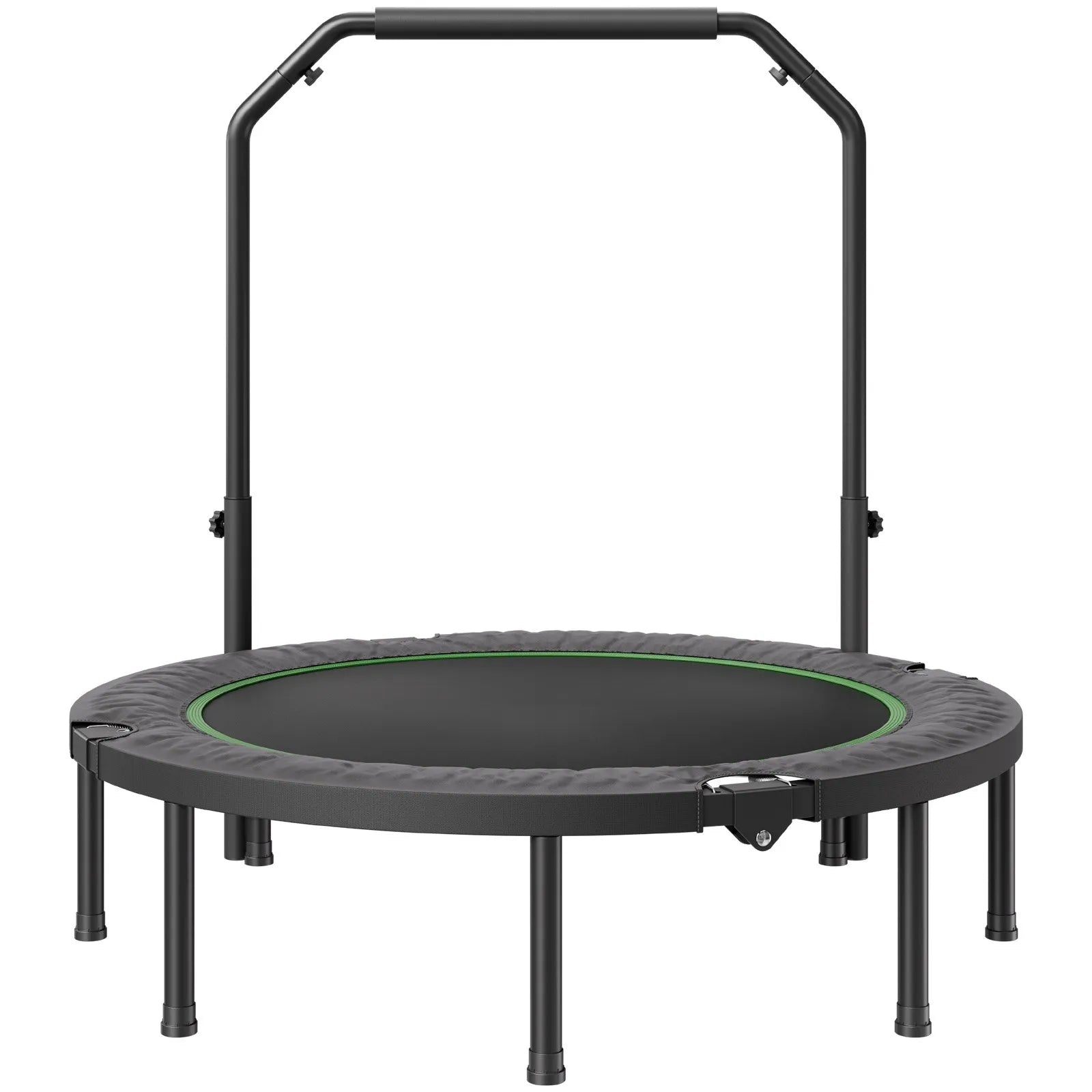 VEVOR 52" Foldable Mini Fitness Trampoline Adults Exercise Rebounder with Handle