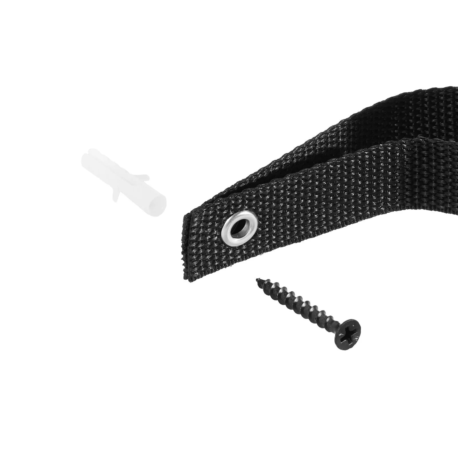 VEVOR 3-Tier Glass Console Table Rectangle Sofa Side Table with Anti-Tip Golden