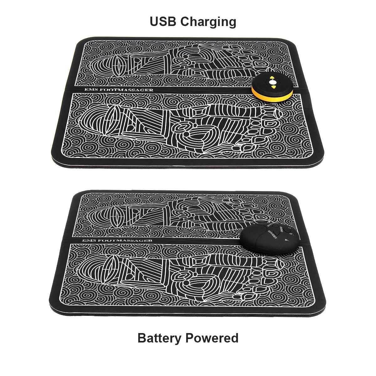 Electric powered Foot Massage Mat 