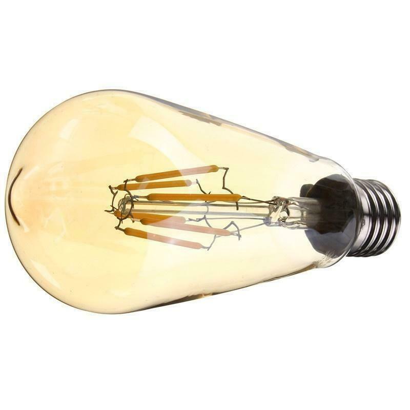 1/3/5/10 Pack LED Bulb ST64 8W Warm White E26 Vintage Edison Bulb~1140