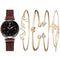 Fashion women's quartz watch bracelet bracelet set