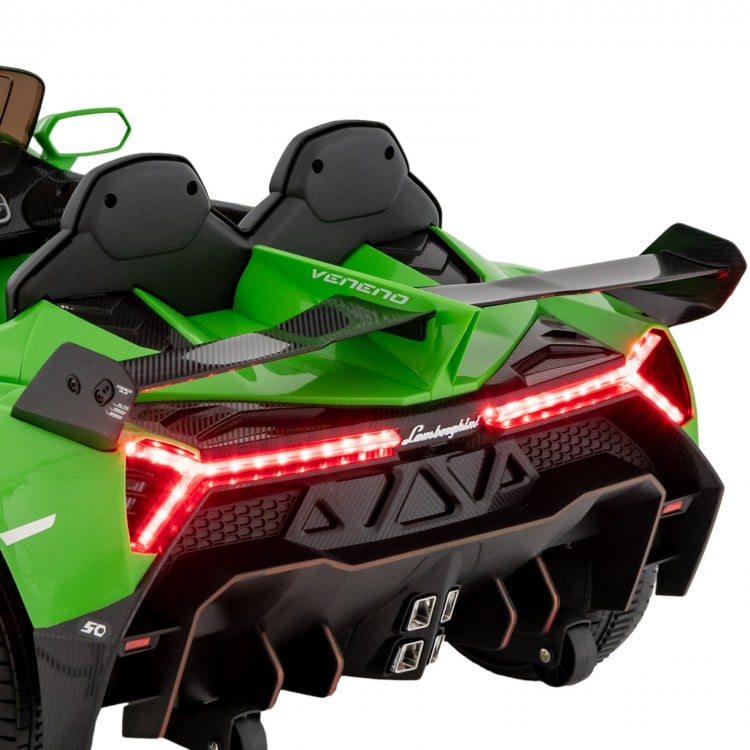 12V Licensed Lamborghini 4WD Kids Ride-on Sports Car with 2.4G Remote-Green
