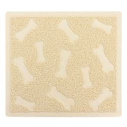 Gibson Everyday Pet Elements 17.7 x 15.75 Inch Dog Bone Placemat in Tan - Free Shipping 