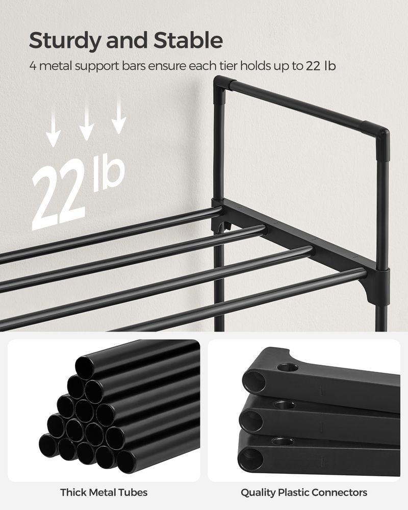 SONGMICS Metal Shoe Rack 