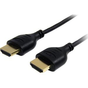 StarTech.com 3ft Slim HDMI Cable, 4K High Speed HDMI Cable with Ethernet, 4K 30Hz UHD HDMI Cord 36AWG, 4K HDMI 1.4 Video/Display Cable