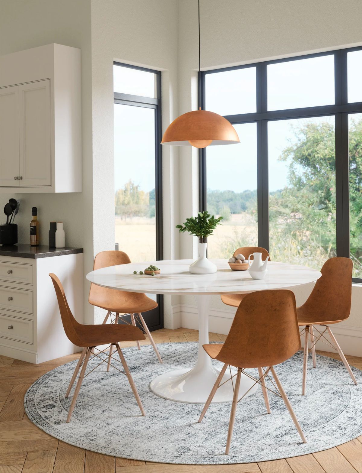 Kinsley Silver Grey Rug 