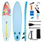 11' Wide Inflatable Stand Up Paddle Board with Backpack for All Skill Levels