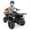24V Electric Ride On Quad with LED Headlights-Black