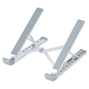 Foldable Laptop Riser Stand, Portable Height Adjustable Ergonomic Laptop Stand, Tilt/Raised/Angled Laptop/Tablet Stand 
