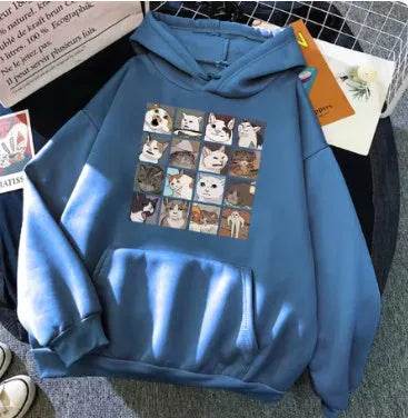 Women's Personalized Harajuku Sweatshirt Loose Plus Size 