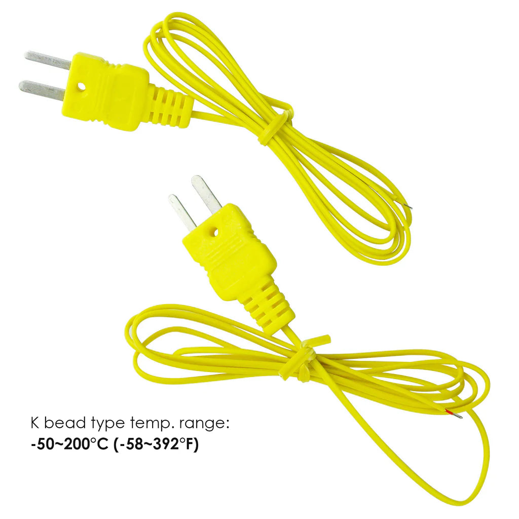 4-Channel K-Type Thermocouple Temperature Data Logger with SD Card & LCD Display