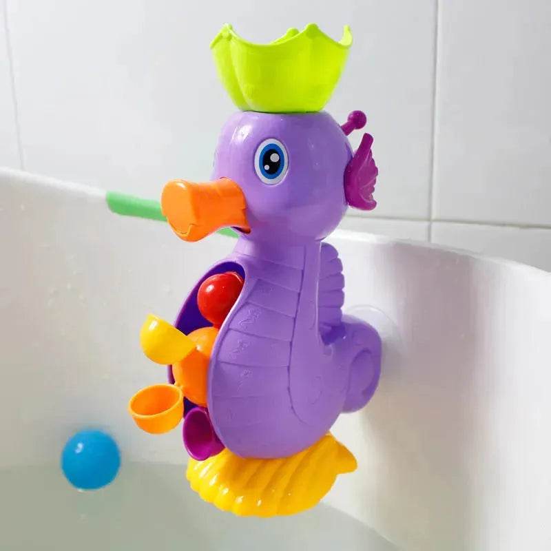 Bath toy duck waterwheel 