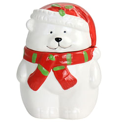 Gibson Home Joyful Bear Durastone 7.5in Cookie Jar - Free Shipping 