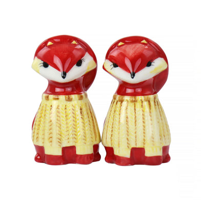 Gibson Home Woodland Fox Salt & Pepper Set - Free Shipping 
