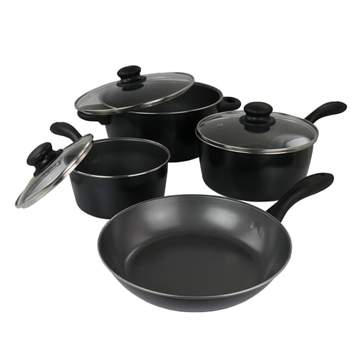 Gibson Home Armada 7 Piece Carbon Steel Cookware Set - Free Shipping