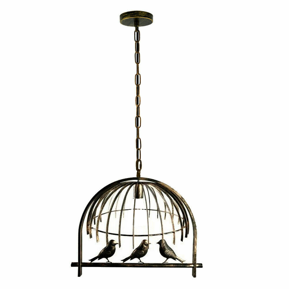 Birdcage Hanging Pendant Lights Brushed Copper~1236 