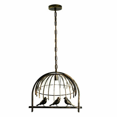 Birdcage Hanging Pendant Lights Brushed Copper~1236 