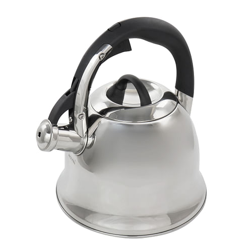 Mr. Coffee Coffield 1.8 Quart Stainless Steel Whistling Tea Kettle with Bakelite Handles - Free Shipping 