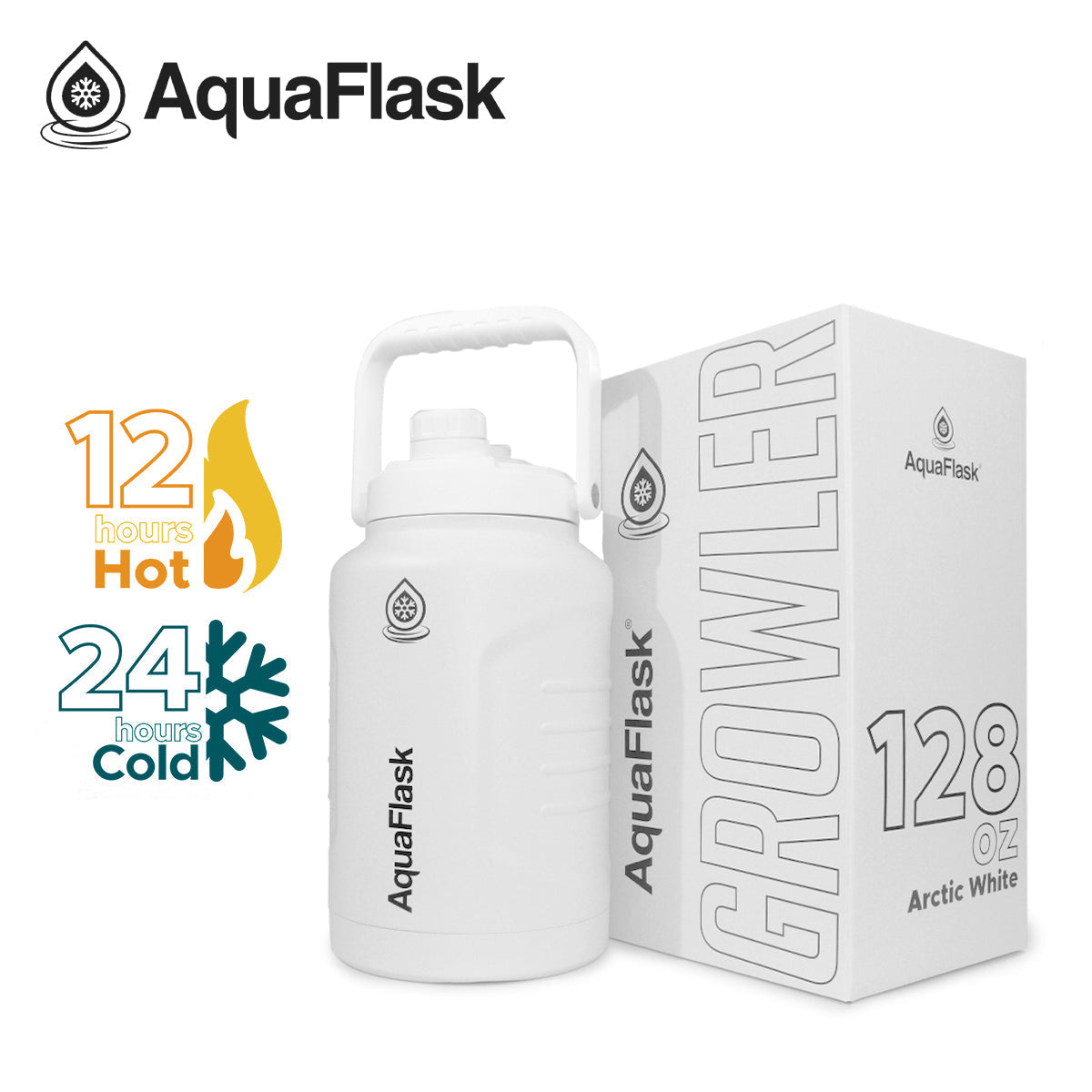 AquaFlask Original Vacuum Insulated Water Bottles 3785 ml (128 oz) 