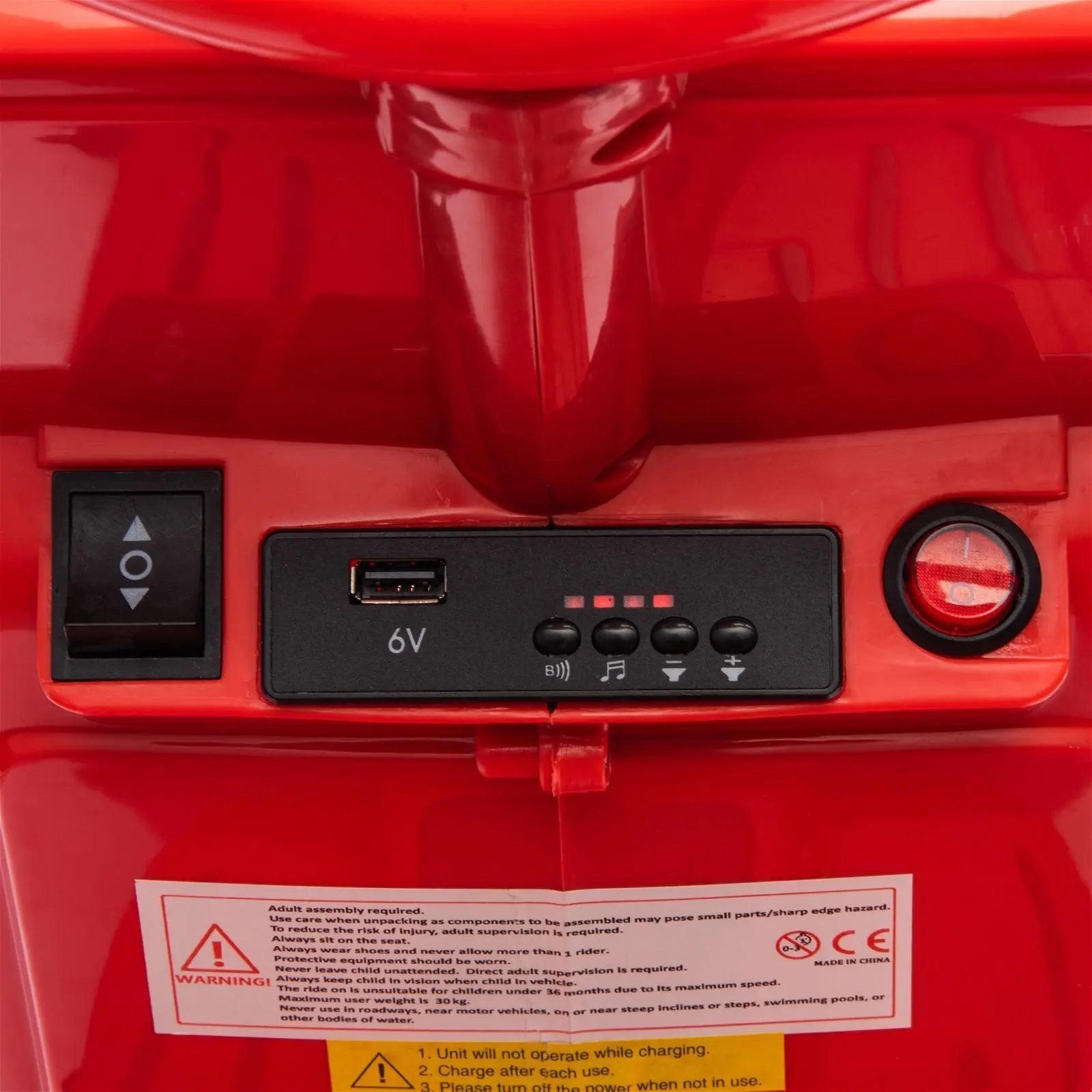 12V Kid's Vespa Electric Ride-On Scooter 