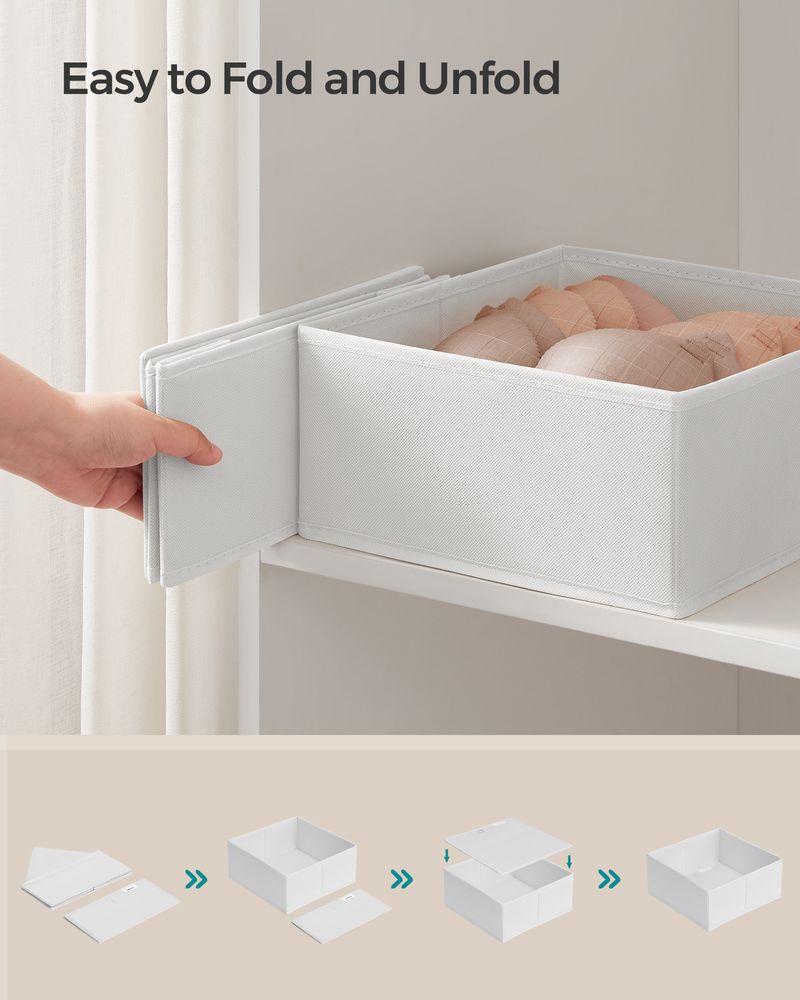 SONGMICS Dresser Drawer Organizers 