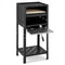 12 Inch Outdoor Pizza Oven with Ash Tray and Wood Storage