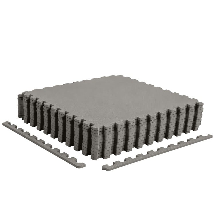 12 Pack Non-Slip Protective Interlocking EVA Foam Floor Tiles