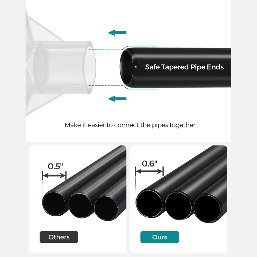 SONGMICS Wardrobe Closet Organizer with Cover 