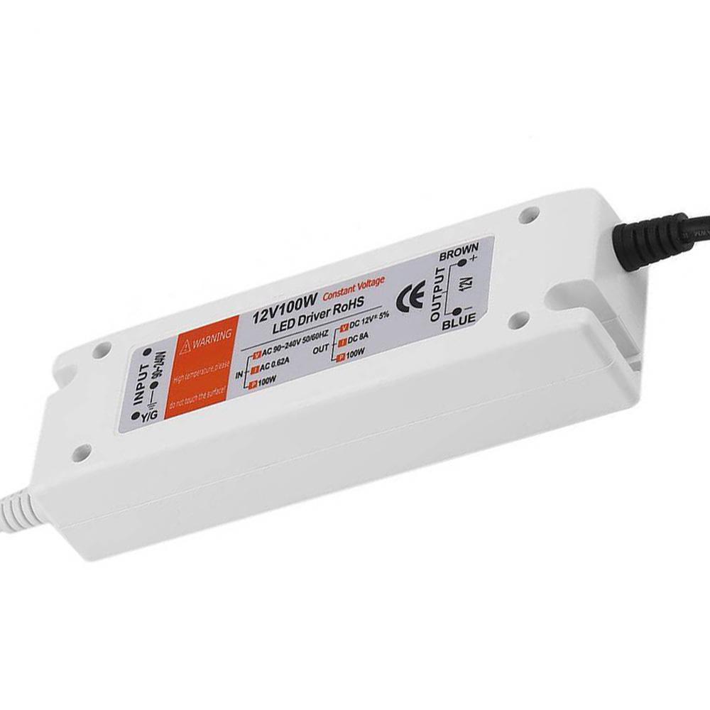 8A 100W Constant Voltage LED Driver AC 90-240V to DC 12V Power Supply~1004