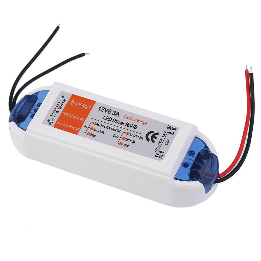 6.2A 72W Constant Voltage LED Driver DC 12V Power Supply~1003