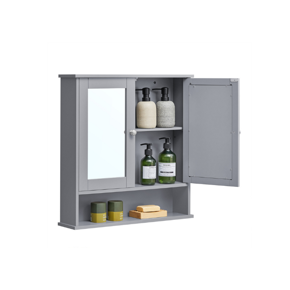 VASAGLE Bathroom Cabinet with Mirror 