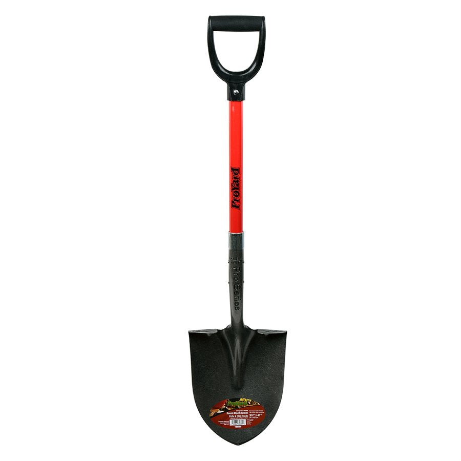 Shovel Round Point 41-1/2" X 10-1/4" Blade Fibreglass D-Handle 