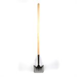 Shovel Square Mouth 58" x  BLADE 9 1/2" Wood L-Handle 