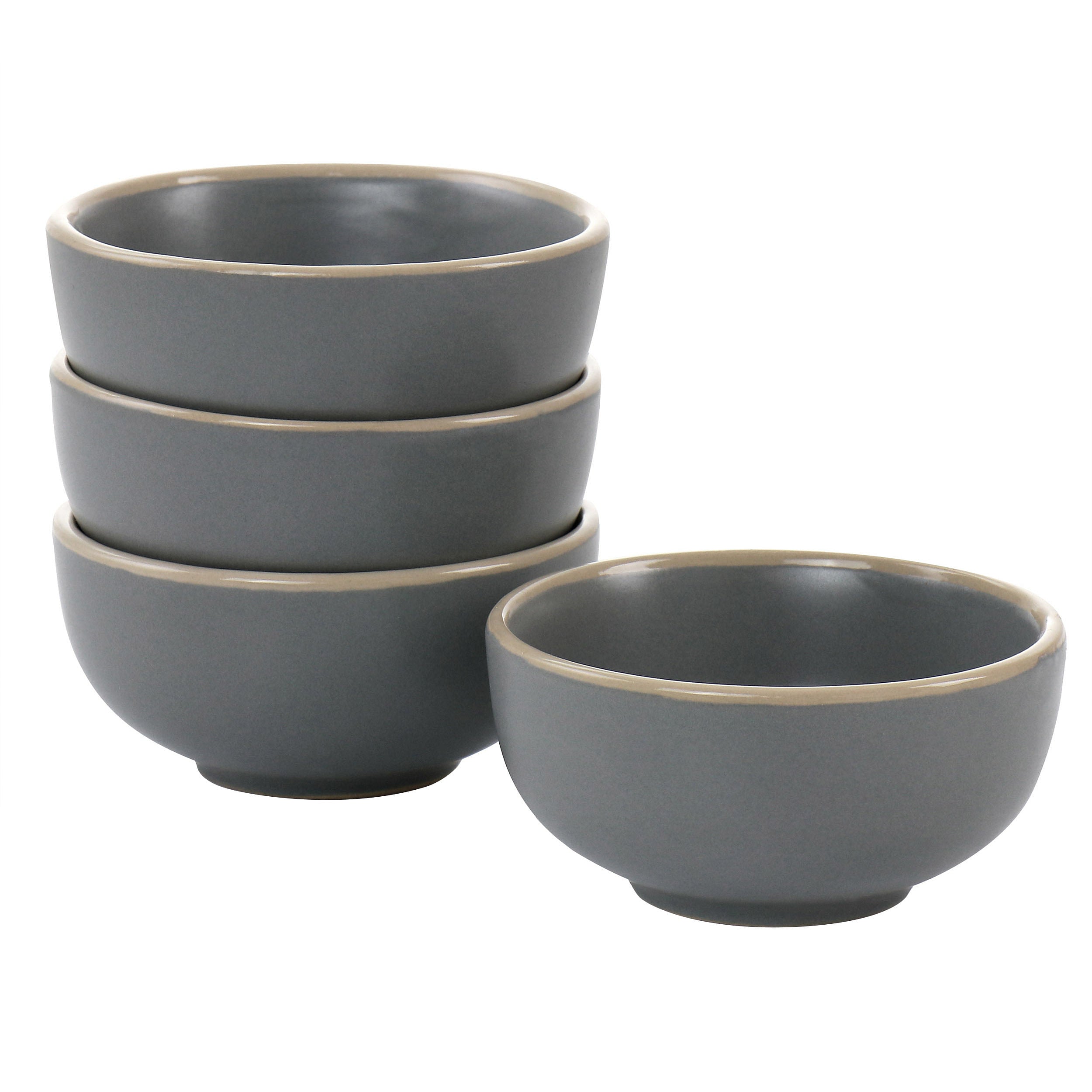 Gibson Home Rockaway 4 Piece 3.5in Fruit Bowl Set - Free Shipping