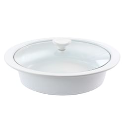 Gibson Elite 2qt Stoneware Casserole with Glass Lid - Free Shipping