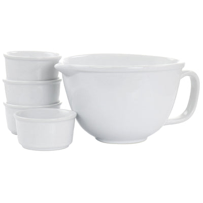 Gibson Elite Gracious Dining 5 Piece Ramekin and Mixing Bowl Set - Free Shipping 