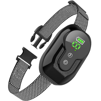 Dog Bark Collar Anti Barking Electric Training Collar Rechargeable Smart Anti-Bark Collar with Beep Vibration Shock Function 5 Intensity Levels 